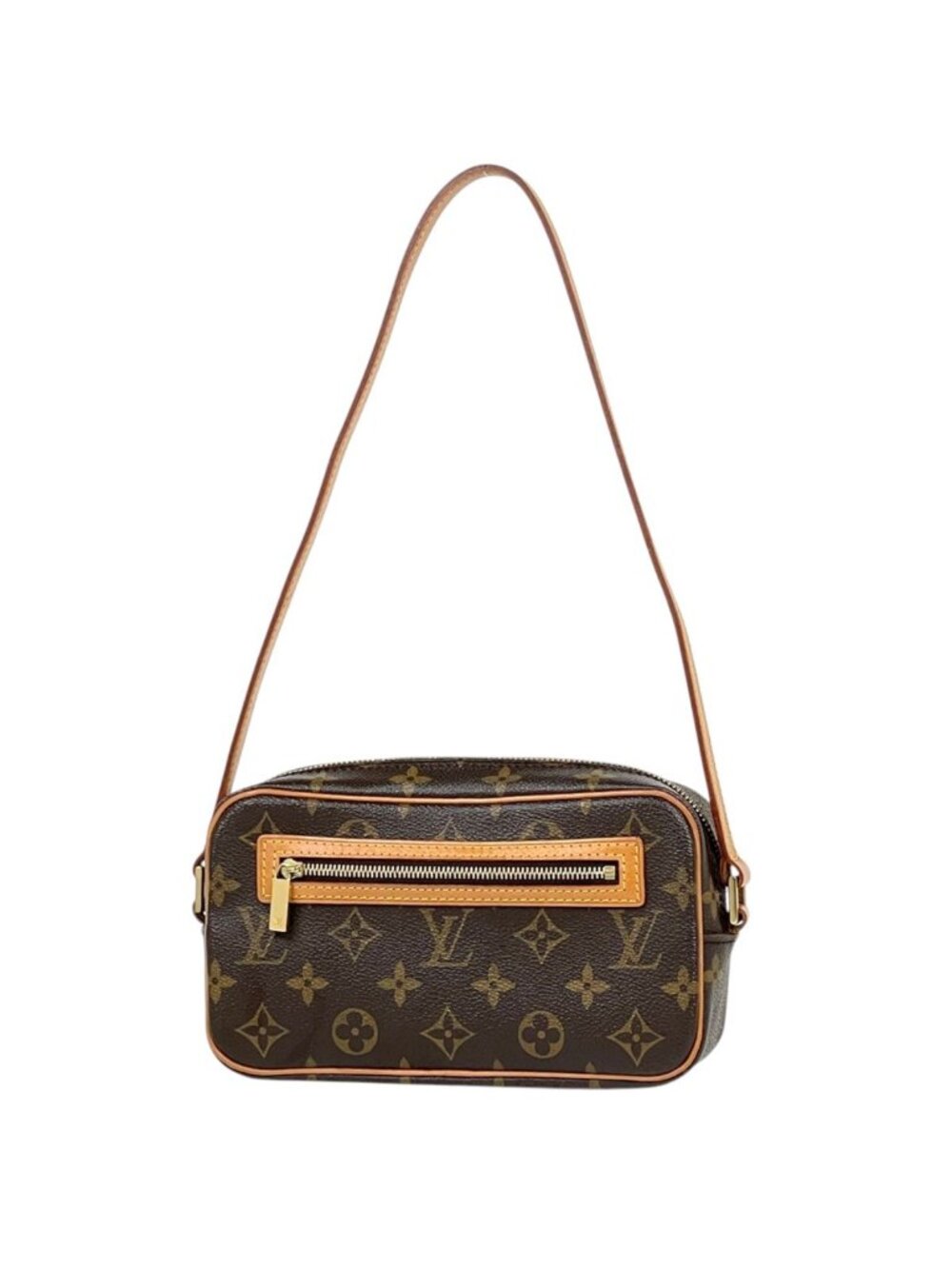 Louis Vuitton Pochette Cite Shoulder Bag Monogram Brown